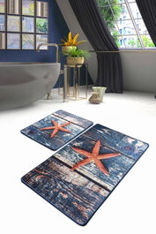 Mijölnir Juego de alfombras de baño Stella Marina Multicolor
